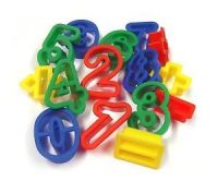 Dough Cutters Number & Arithmetic Symbols - pack of 15