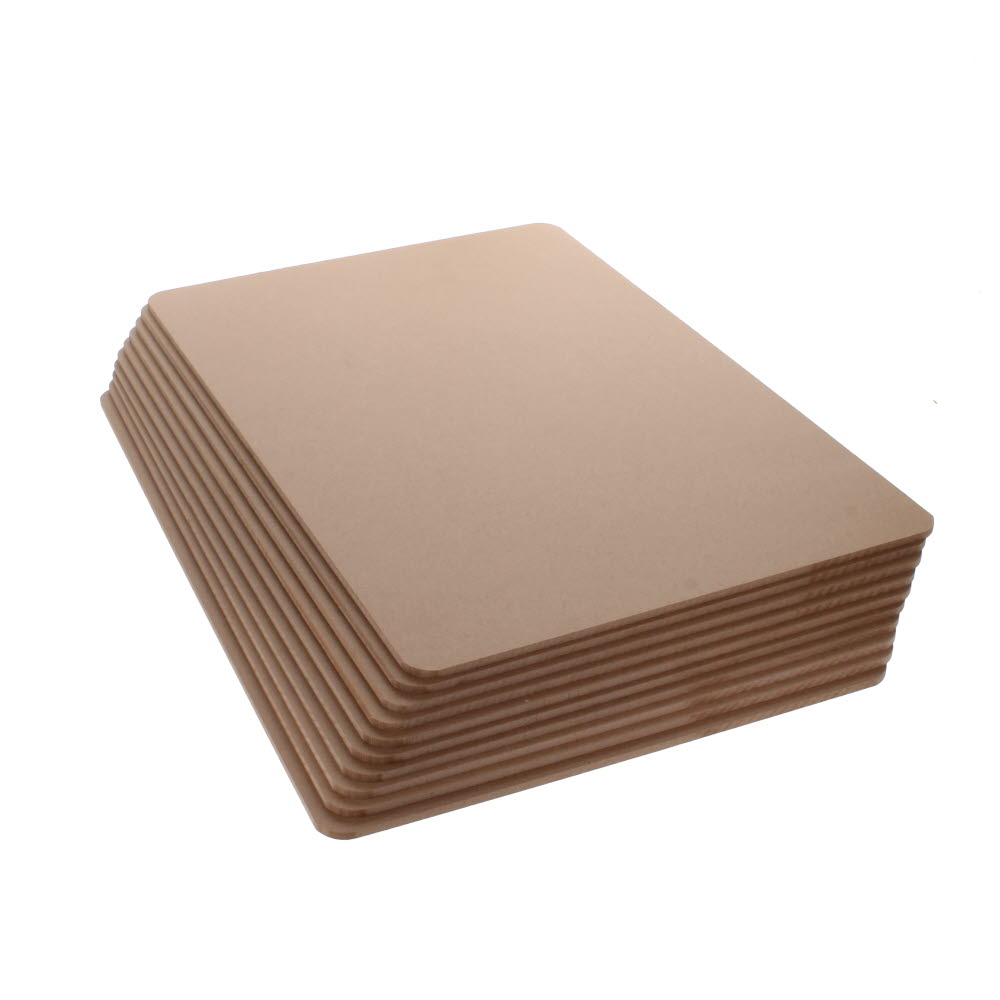 Wooden Clay Boards 200 x 300mm - pack of 10