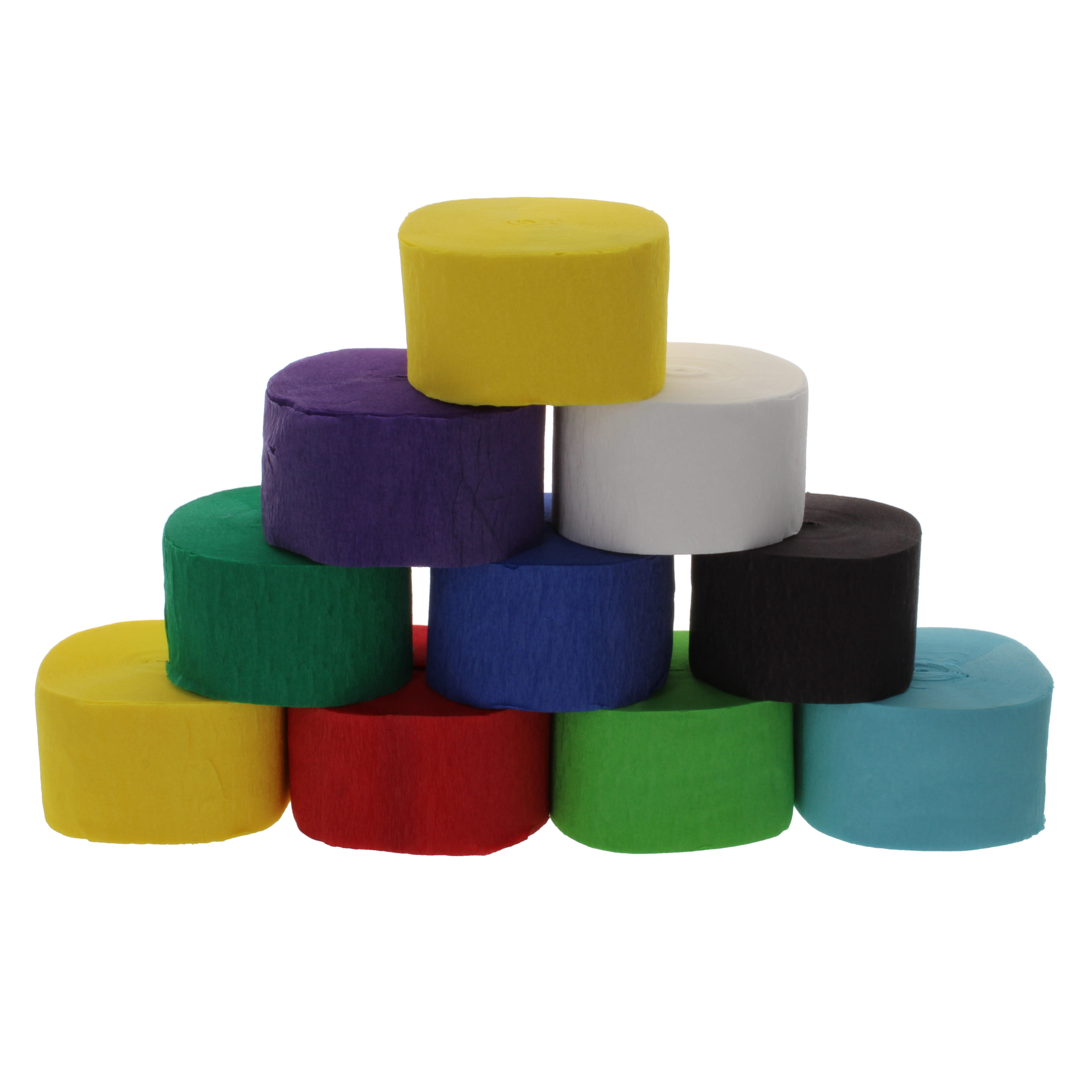 Crepe Paper Streamers 24.7m x 50mm - pack of 10
