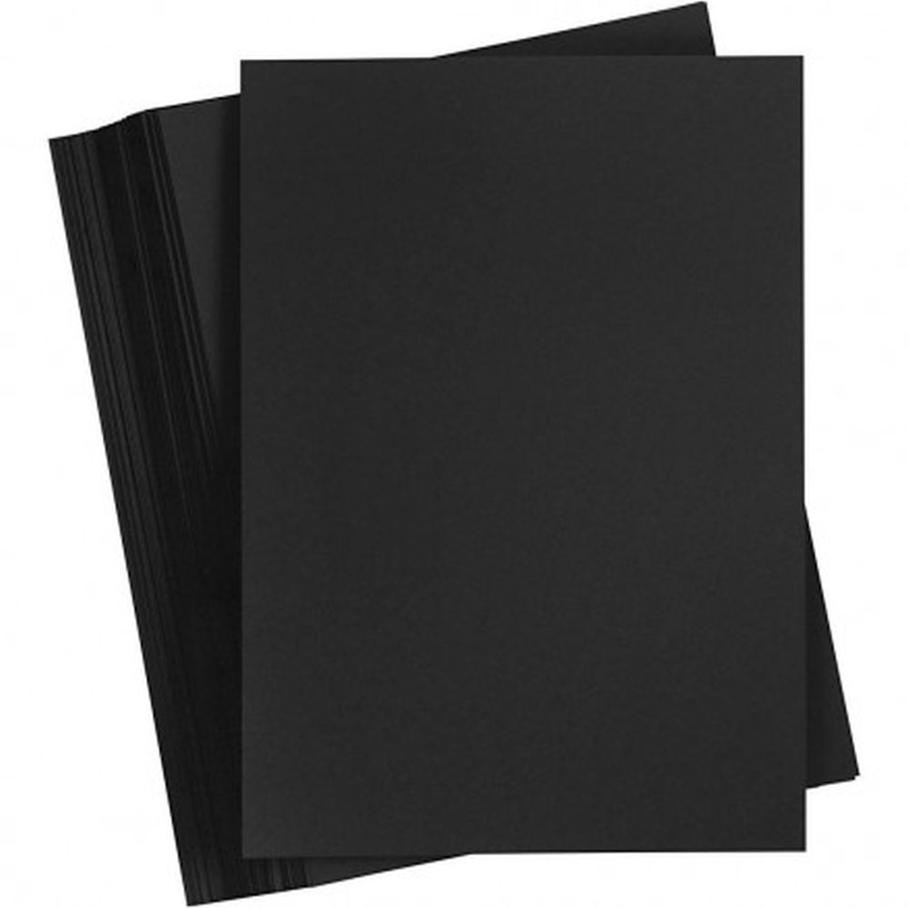 Card 180gsm Black A2 - pack of 100