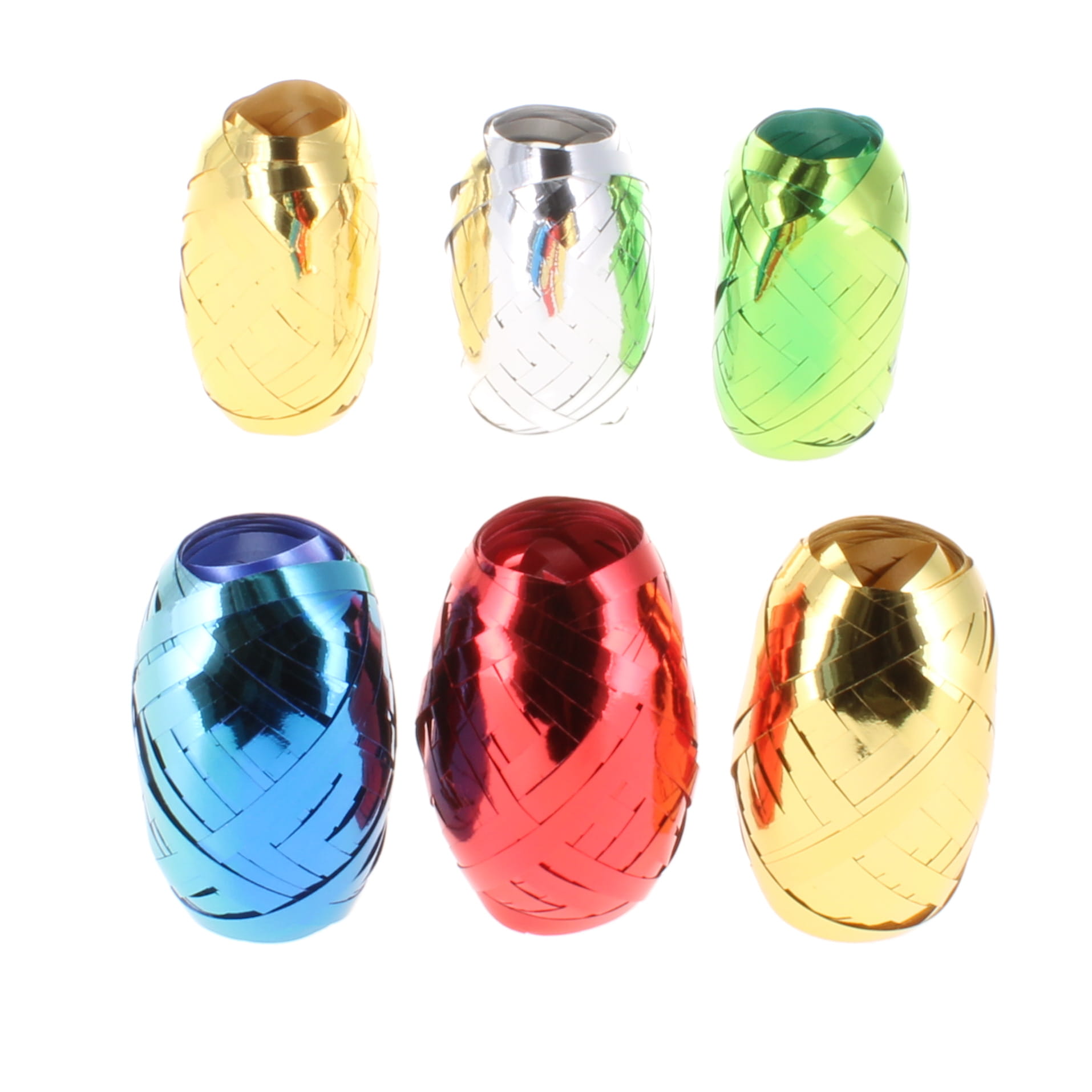 Metallic Curling Ribbon Assorted - pack of 6