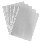 Punched Pockets Clear A4 - pack of 100 - STX6