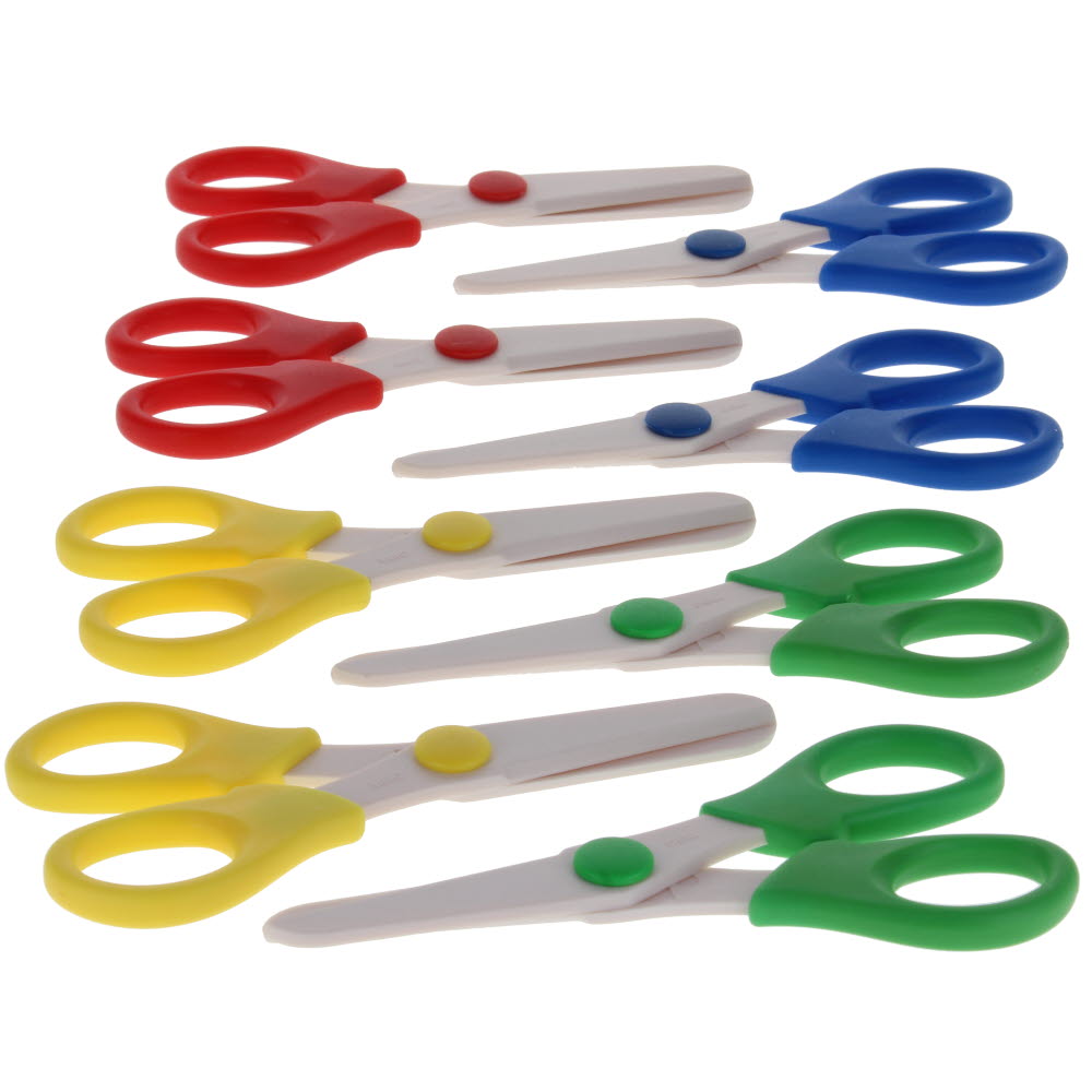Scissors Plastic Safety - pack of 8